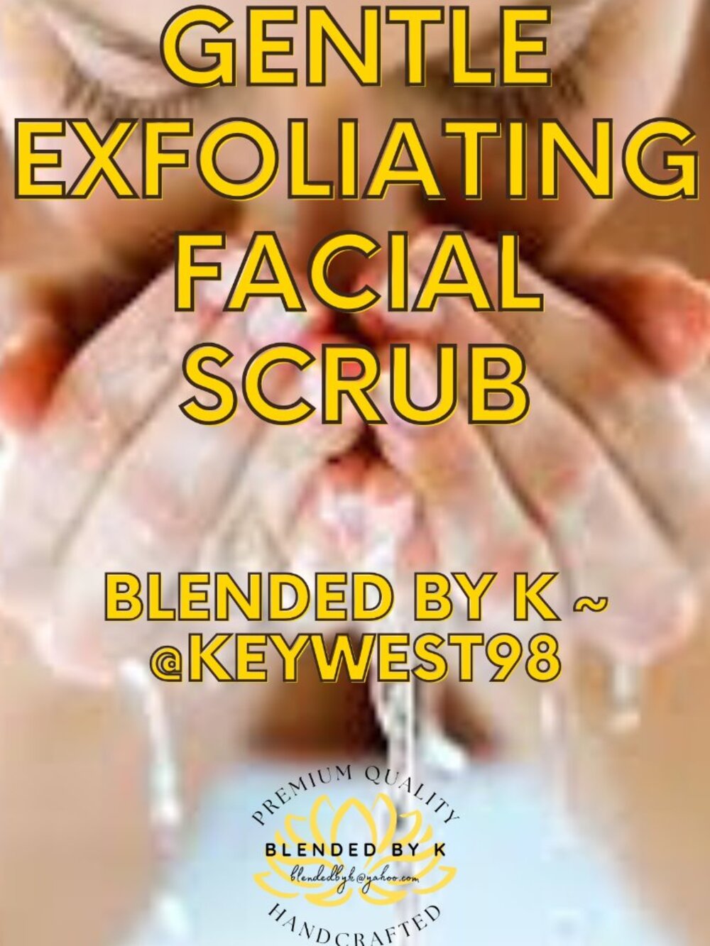 Gentle Exfoliating Facial Scrub ~ 4 oz